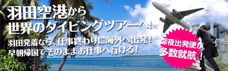 羽田空港発着ダイビングツアー